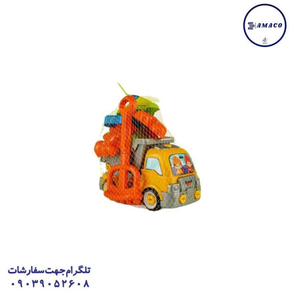 عکس اسباب بازی های پسرانه ست سطل ساحلی با ماشین تسما