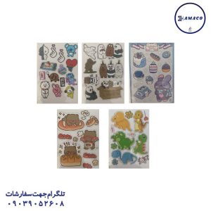 عکس استیکر استیکر کاغذی فانتزی مات A6