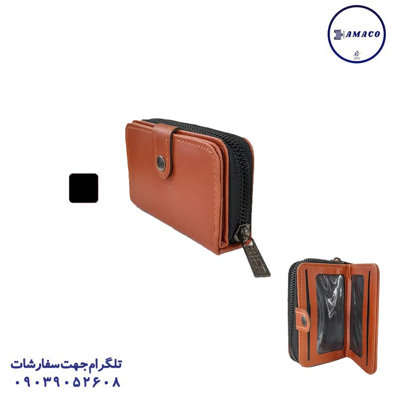 خرید کیف عابر بانک دور زیپ دکمه ای عکس کیف کیف عابر بانک دور زیپ دکمه ای