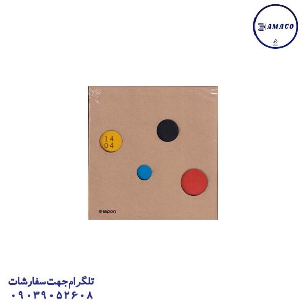 عکس سررسید و تقویم سررسید خشتی ته دوخت فانتزی 1404 الیپون