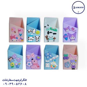 عکس قلک و جاقلمی جا قلمی برجسته 2 تکه فانتزی 8860