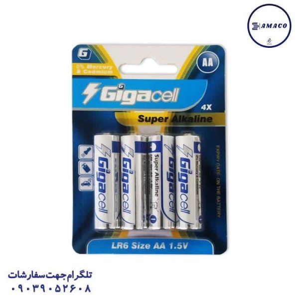 عکس محصولات دیجیتال باطری قلمی آلکالاین 4 عددی کارتی0028/0024 گیگاسل