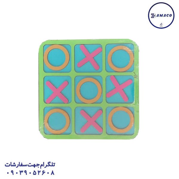 عکس بازی فکری دوز چوبی XO سراج