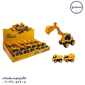 عکس اسباب بازی های پسرانه ست ماشین های عقب کش تری تی