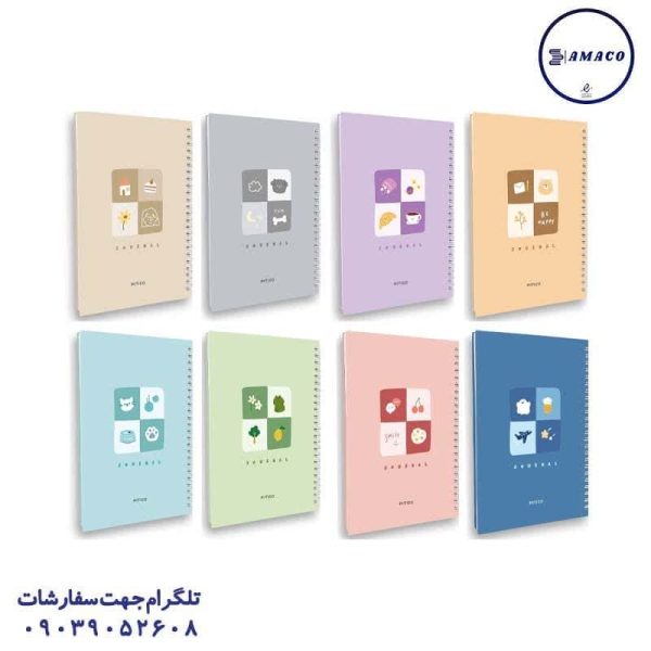 عکس دفتر بولت ژورنال سایز a5 کد 491 پیتیکو