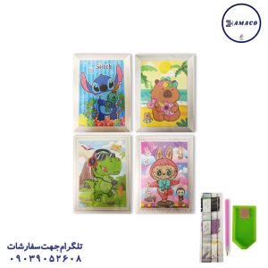 عکس اسباب بازی های عمومی نقاشی  الماسی ورقی  20 عددی