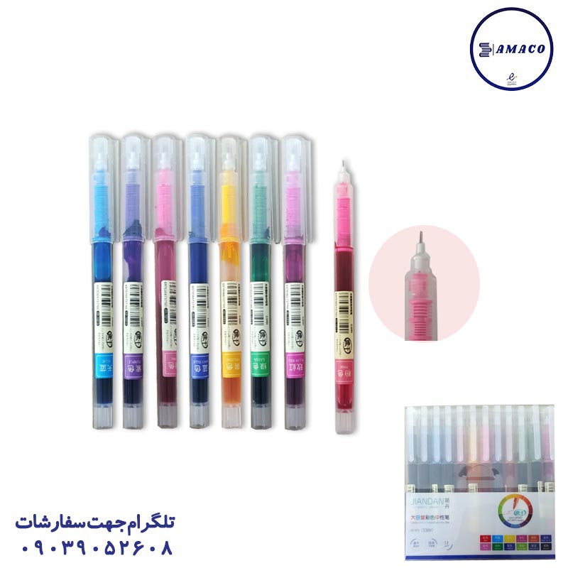 خرید روان نویس رنگی 12 عددی 1013 عکس روان نویس روان نویس رنگی 12 عددی 1013