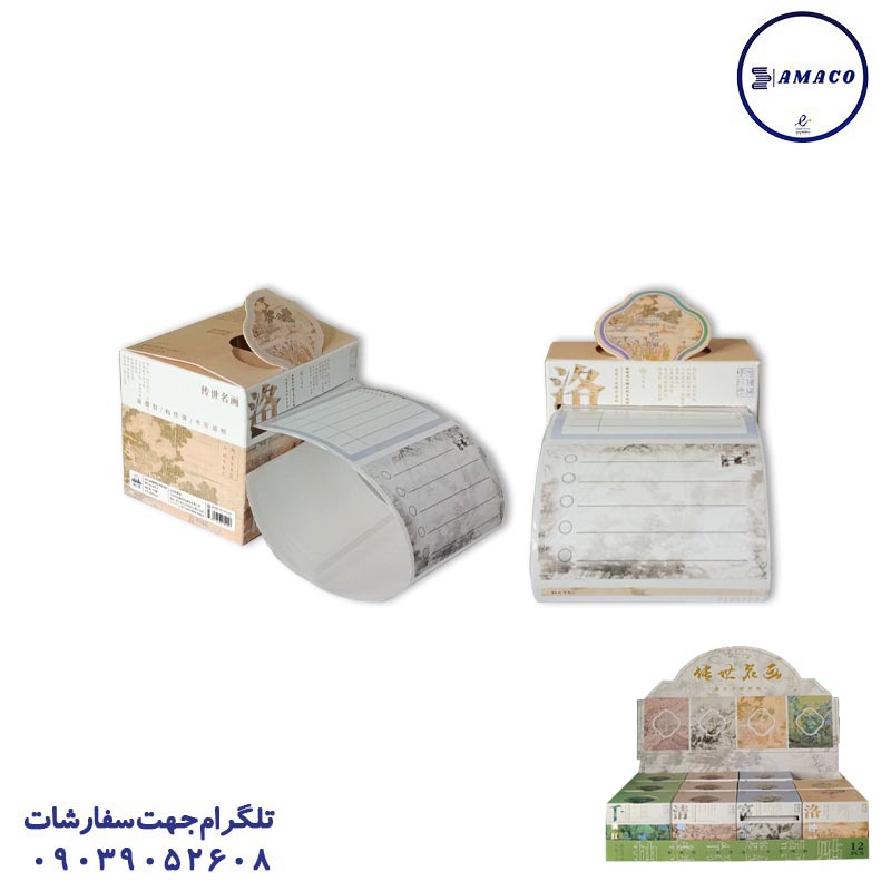 خرید نوت رولی 8816 (12) عکس کاغذ یادداشت چسب دار ( استیکر ) نوت رولی 8816 (12)