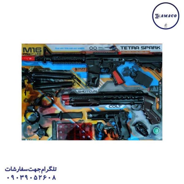 عکس اسباب بازی های پسرانه ست مجموعه پلیس تترا اسپارک آرمان فردا