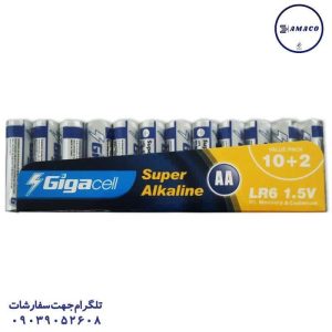 عکس محصولات دیجیتال باطری قلمی آلکالاین 12 عددی8079/8075 گیگاسل