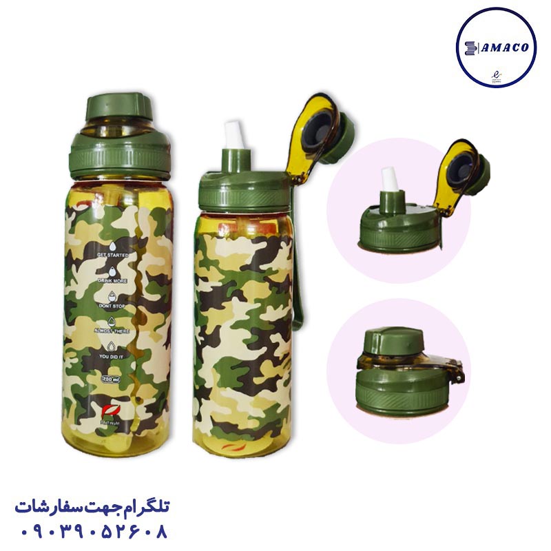 خرید قمقمه ارتشی 700 میل پلاتینیوم عکس ظرف غذا قمقمه لیوان قمقمه ارتشی 700 میل پلاتینیوم