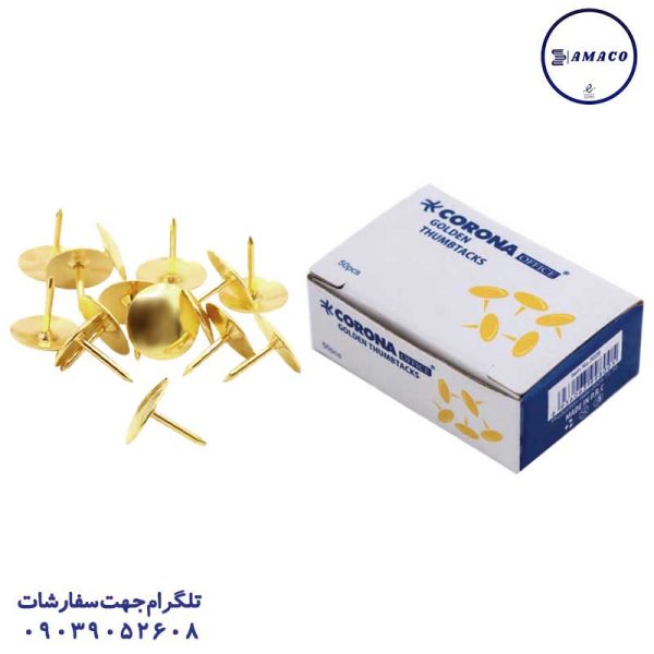 عکس سوزنجات پونز طلایی 50 عددی 3028(500) کرونا