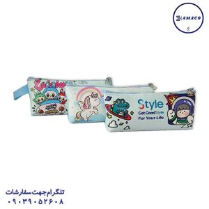 عکس سایر جامدادی تک زیپ قایقی فانتزی  2066 استایل