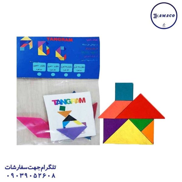 عکس بازی فکری تانگرام تکنفره سلفونی شایان