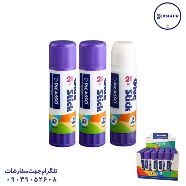 عکس چسب ماتیکی چسب ماتیکی 21 گرم پیکاسو