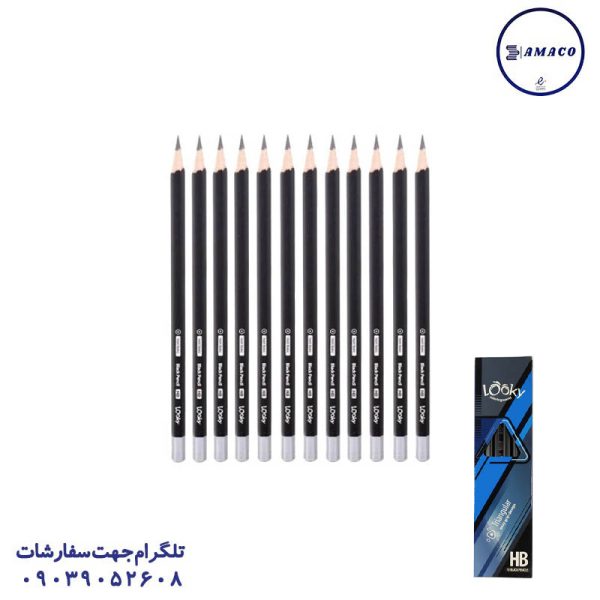 عکس مداد مداد مشکی 3 گوش لوکی