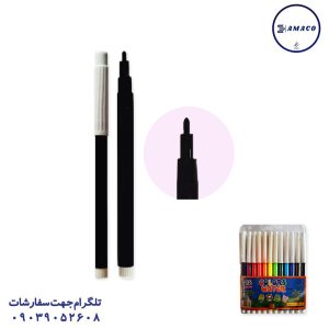 عکس نوشت افزار ماژیک نقاشی  12 رنگ 828