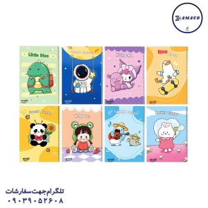 عکس دفتر دفتر 40 خطی فانتزی کد 351 پیتیکو