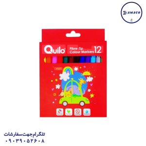 عکس ماژیک ماژیک نقاشی 12 رنگ مقوا 634381 کویلو