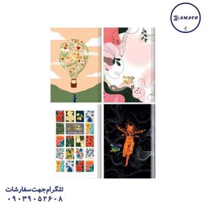 عکس دفتر پلنر پلنر 160 برگ جلد سخت 6173 فدک