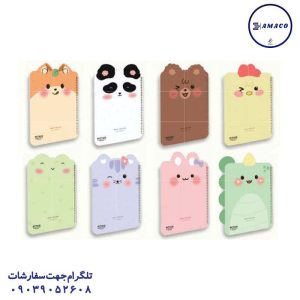 عکس دفتر دفتر 40 برگ حاشیه دار گوش دار کد 398 پیتیکو