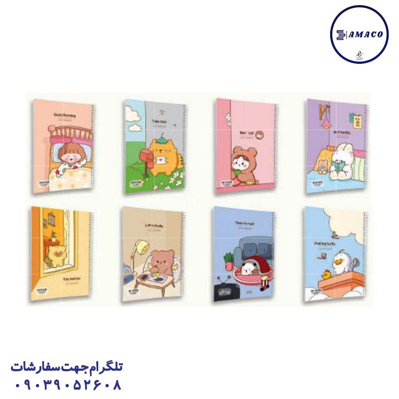 خرید دفتر شطرنجی درشت کد 392 پیتیکو عکس دفتر دفتر شطرنجی درشت کد 392 پیتیکو