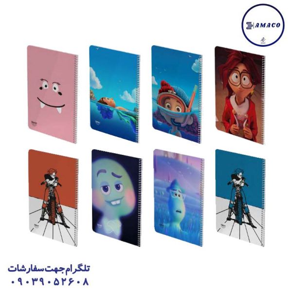 عکس دفتر دفتر 60 خطی کلاسیک مجلد کد224 (56) الیپون