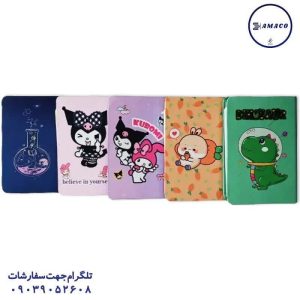 عکس دفتر کلاسوری کلاسور 100 قفل فلز فانتزی کد 164/165/126 وتوس