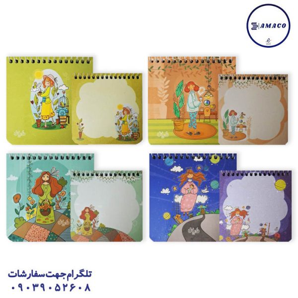عکس دفترچه یادداشت فانتزی کد 417 دایان