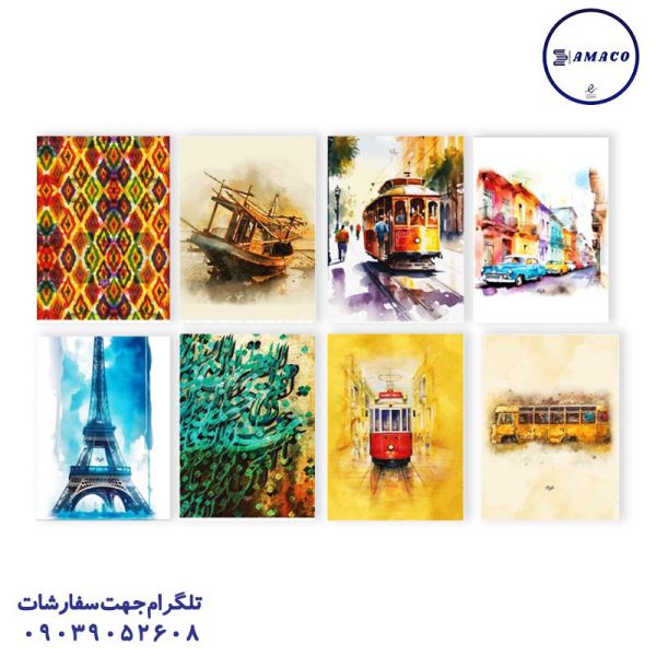 عکس دفتر کلاسوری کلاسور 100 قفل فلز سری پالت کد 590 دایان