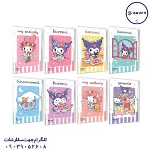 عکس دفتر دفتر 40 نقاشی گلاسه طرح کرومی کد 347 پیتیکو