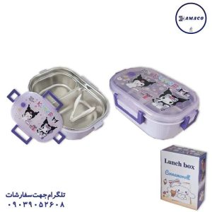 عکس ظرف غذا قمقمه لیوان لانچ باکس داخل استیل فانتزی کد 3058