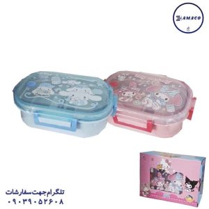 عکس ظرف غذا قمقمه لیوان لانچ باکس داخل استیل فانتزی کد 3088