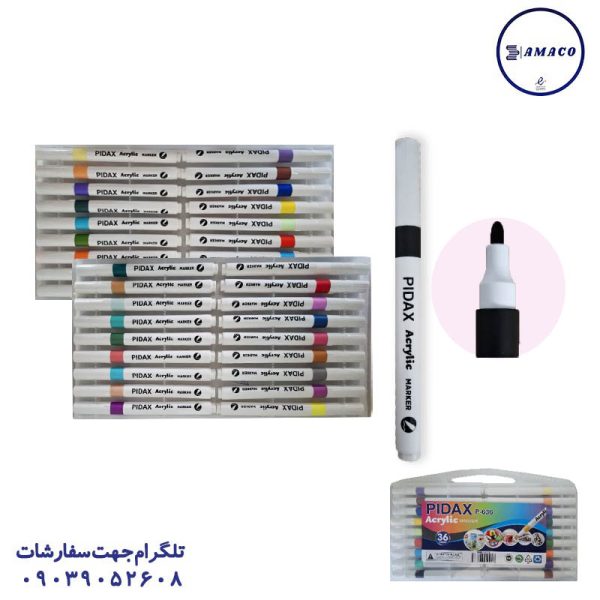 عکس ماژیک ماژیک اکرولیک 36 رنگ کد 636 پیداکس