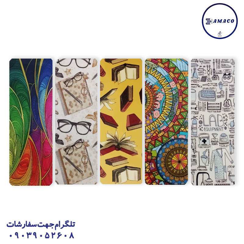 خرید بوک مارک لمینتی(90) فاطیما عکس تحریر فانتزی بوک مارک لمینتی(90) فاطیما