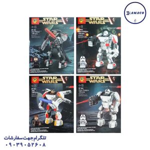 عکس اسباب بازی های عمومی لگو ربات 4 مدل استاروارز کد 4 بی تی