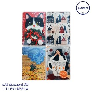 عکس دفتر دفتر رقعی کرافت مخمل بدون خط قدیما