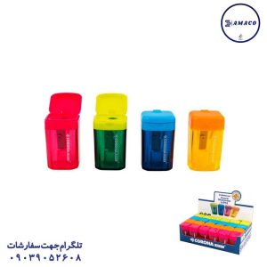عکس مداد تراش تراش مخزن دار کد  3333(24) کرونا