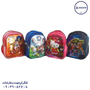 عکس کیف و جامدادی کوله مدرسه ای خارجی کد (32)