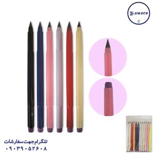 عکس مداد مداد جادویی بی نهایت ساده بدنه رنگی (12)