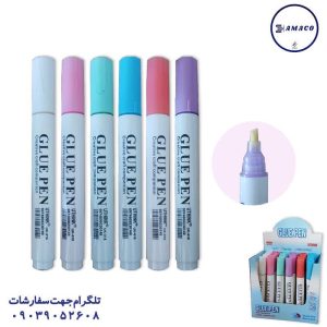 عکس چسب ماتیکی چسب ماژیکی رنگی بزرگ کد 018