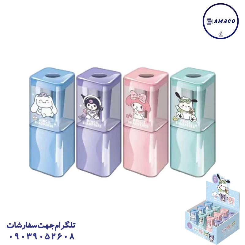 خرید تراش و پاکن کرومی پاستلی 611 (ج) عکس تراش فانتزی تراش و پاکن کرومی پاستلی 611 (ج)