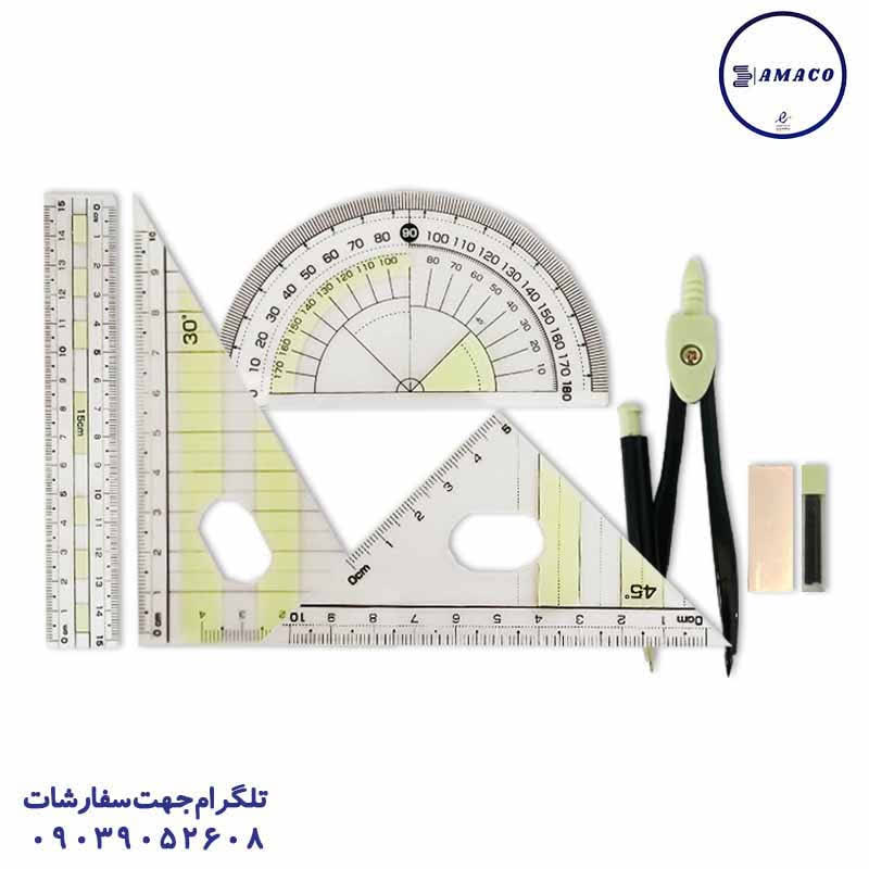 خرید ست پرگار 8001 عکس لوازم ریاضی ست پرگار 8001