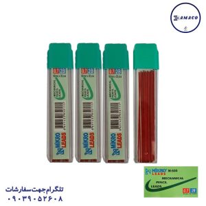 عکس مداد فشاری (اتود ) مغز اتود قرمز 0.5 کد 600