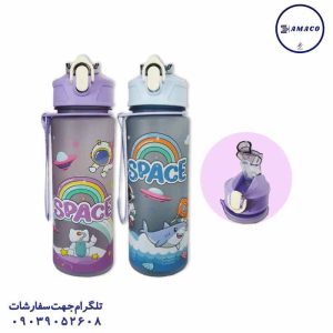 عکس ظرف غذا قمقمه لیوان قمقمه فضانورد مات نی دار (ج)