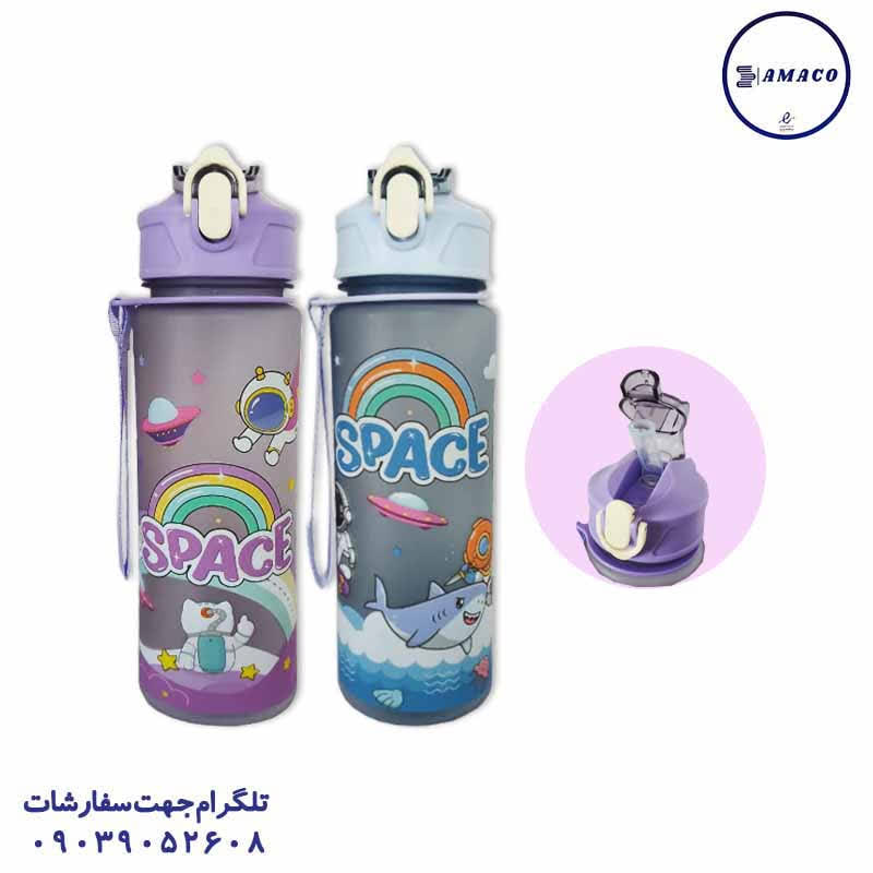 خرید قمقمه فضانورد مات نی دار (ج) عکس ظرف غذا قمقمه لیوان قمقمه فضانورد مات نی دار (ج)