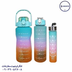 عکس ظرف غذا قمقمه لیوان قمقمه سه سایز (ج)