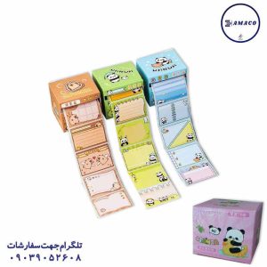 عکس کاغذ یادداشت چسب دار ( استیکر ) نوت رولی 336