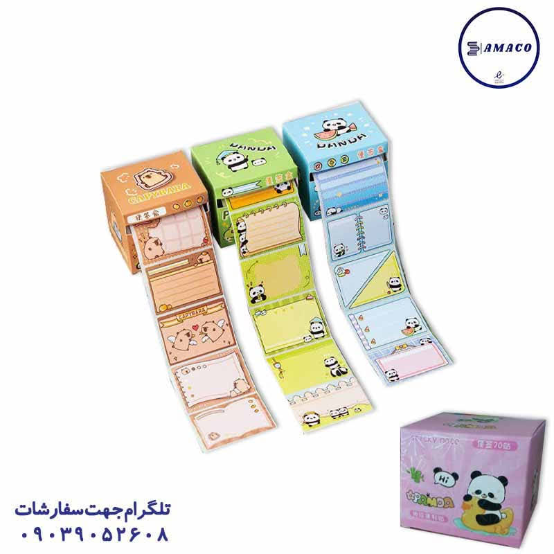 خرید نوت رولی 336 عکس کاغذ یادداشت چسب دار ( استیکر ) نوت رولی 336