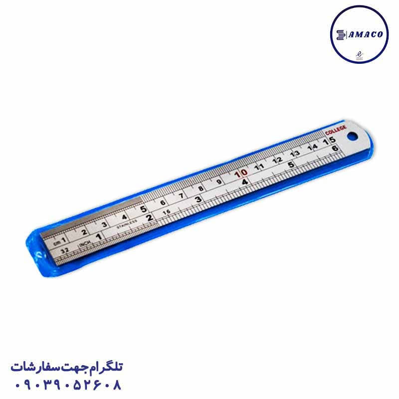 خرید خط کش 15 سانت فلزی (20) عکس لوازم ریاضی خط کش 15 سانت فلزی (20)
